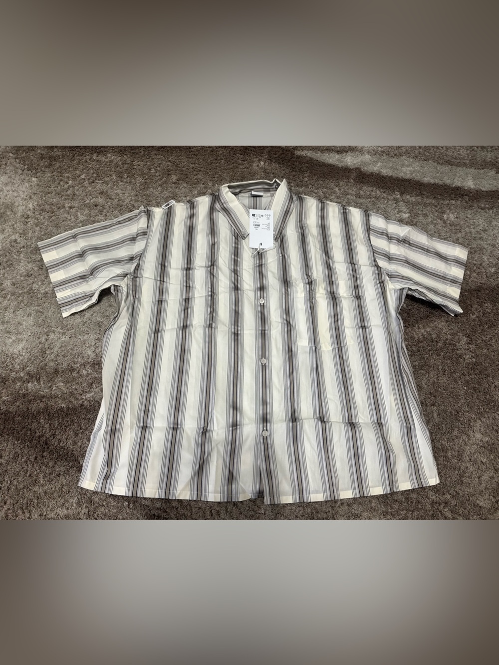 Won hundred maza stripe ss shirt